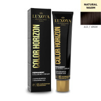 LUXOYA COLOR HORIZON - Ammóniás hajfesték 60ml  4.0/4NW