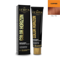 LUXOYA COLOR HORIZON - Ammóniás hajfesték 60ml 7.4/7C