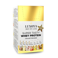 SUPER TASTY WHEY PROTEIN - PRÉMIUM FEHÉRJE ITALPOR 30G Collection Box / Gyűjtődoboz 7x30 g (7x1 íz)
