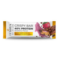 CRISPY BAR 40% PROTEIN ROPPANÓS FEHÉRJE SZELET 45 g - Eper ízű