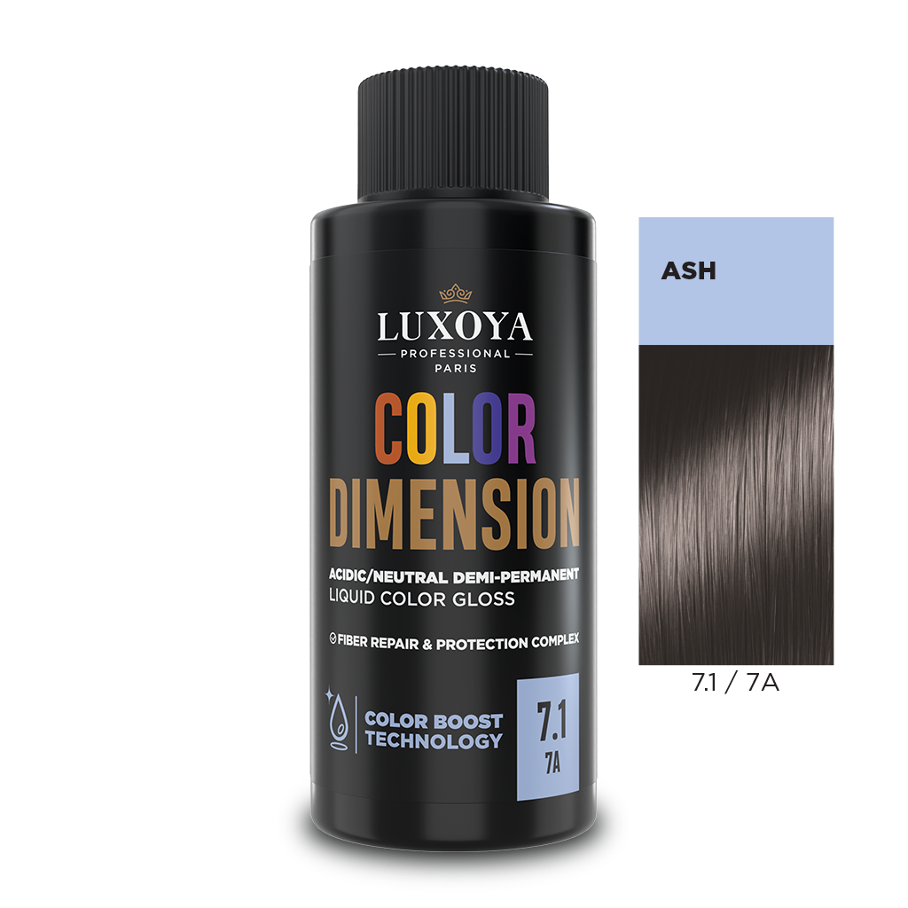 Luxoya COLOR DIMENSION - Výživná a lesk zvýrazňujúci tónovač na vlasy 60ml - Image 7