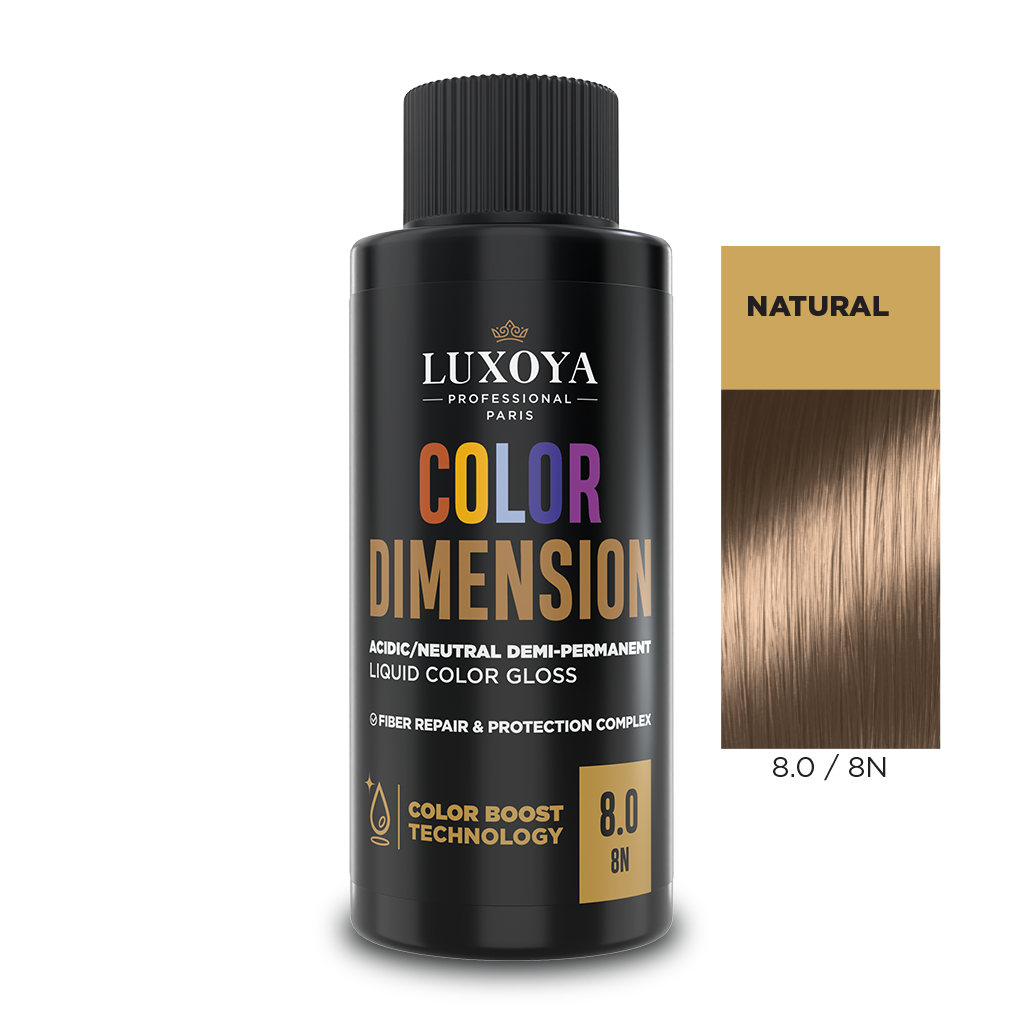 Luxoya COLOR DIMENSION - Výživná a lesk zvýrazňujúci tónovač na vlasy 60ml - Image 5