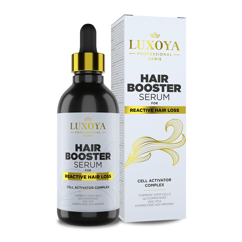 LUXOYA HAIR BOOST SÉRUM NA POSILNENIE VLASOV – PRI REAKTÍVNOM VYPADÁVANÍ VLASOV – REAKTÍVNE* SÉRUM NA ZNÍŽENIE VYPADÁVANIA VLASOV A PODPORU RASTU VLASOV – 90 ml