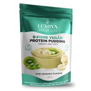 9-ROSTOS VEGÁN FEHÉRJE PUDDING 45g, 450g Kiwi-Banán