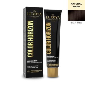 LUXOYA SZÍN HORIZONT - Ammóniamentes hajfesték 60ml 4.0/4NW