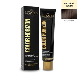 LUXOYA SZÍN HORIZON - Ammóniamentes hajfesték 60ml 6.0/6NW