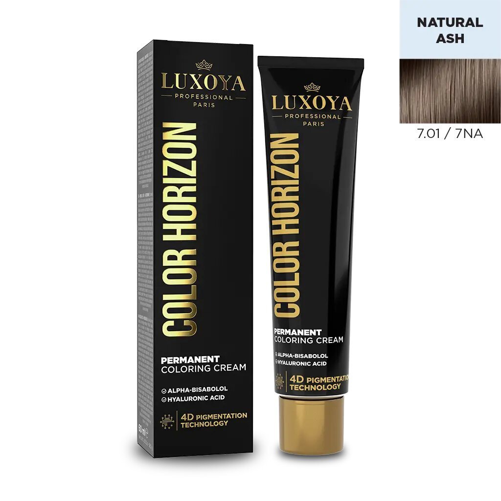 LUXOYA SZÍN HORIZONT - Ammóniamentes hajfesték 60ml 7.01/7NA