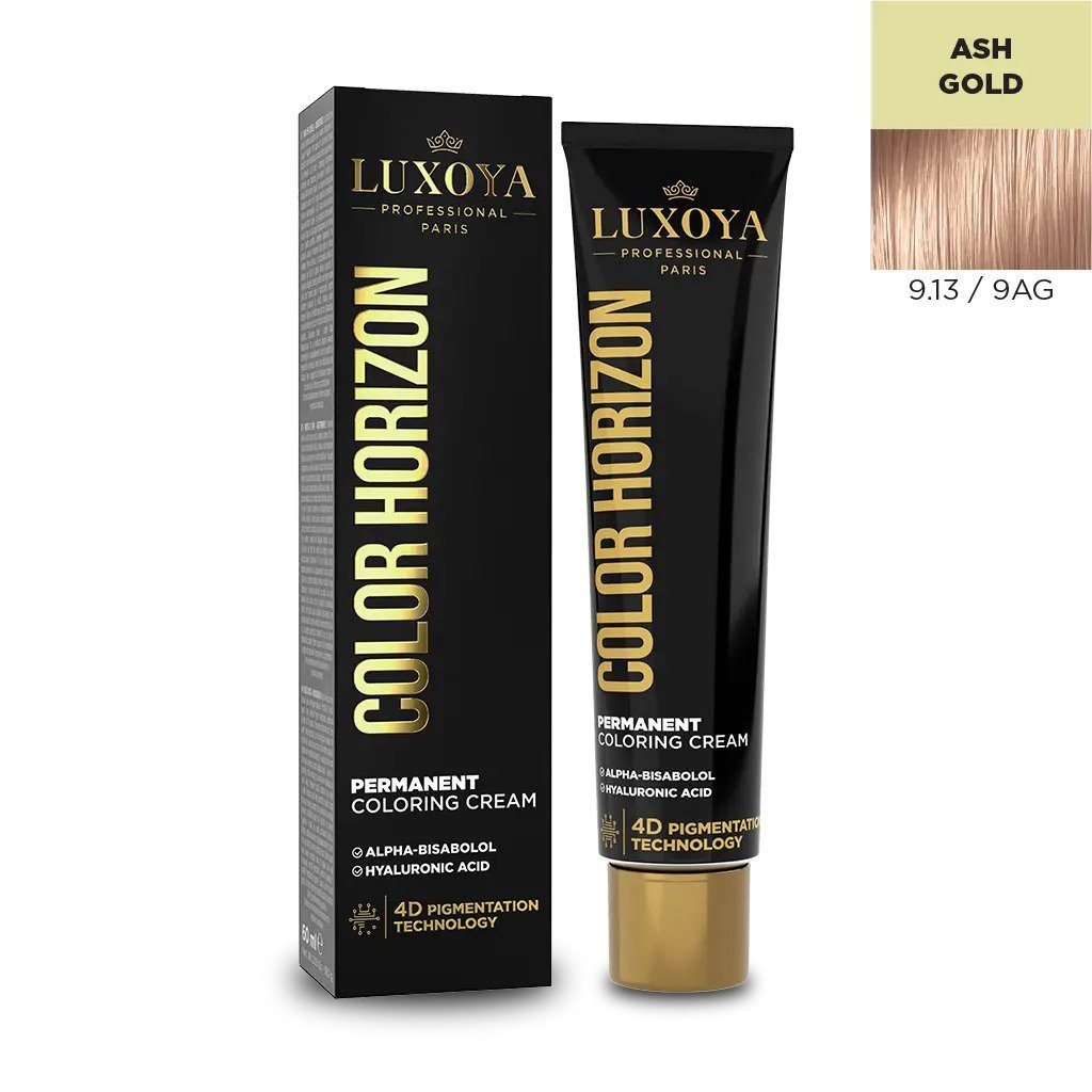 LUXOYA SZÍN HORIZONT - Ammóniamentes hajfesték 60ml 9.13/9AG