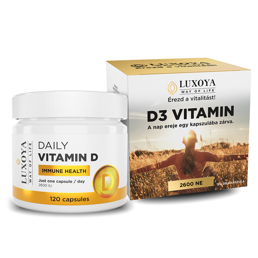 LUXOYA NAPI D-VITAMIN ADAG - D3 VITAMIN 120 db