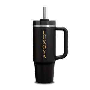 FÉM SZIGETELT TERMOSZ KUPA - Fekete