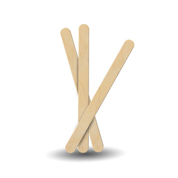 LuxLash Drevená špachtla na odmastenie 25 ks